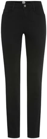 Brax Style.Mary Thermo Denim Regular Pantalón, 02 Clean Black Black, 34W / 34L M
