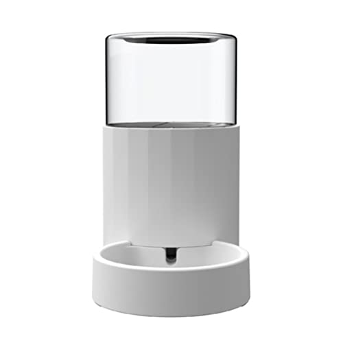 Cat Water Dispensers with Silicone Mat, 2.5L Automatic Feeders Gravity Water Dispenser for Dogs, Large Drinking Bottles Bowls for Pet Kitten Puppy