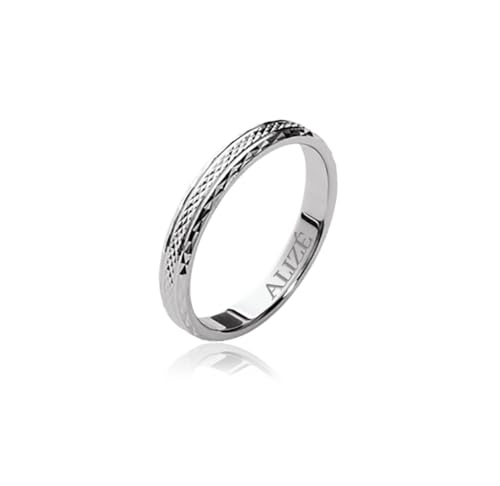 Bague en argent 925 Tata Gisèle alliance géométrique à porter élégamment au quotidien