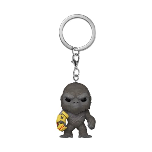 Funko Pop! Keychain: Godzilla X King Kong: The New Empire - King Kong with Mechanical Arm - Godzilla Vs Kong 2 - Minifigura de Vinilo Coleccionable Llavero Original - Relleno de Calcetines