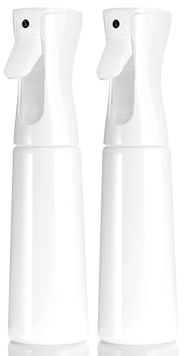 SAMURAI Z1 スプレーボトル 霧吹き 350ml 日本製(2本セット)【 超微粒子 連続ミスト 遮光 アルコール対応 】ホワイト × 2本