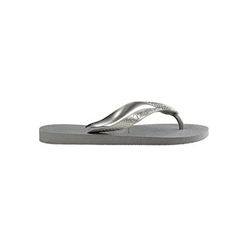 Chinelo Top, Havaianas, Adulto Unissex, Cinza Aço, 37/38