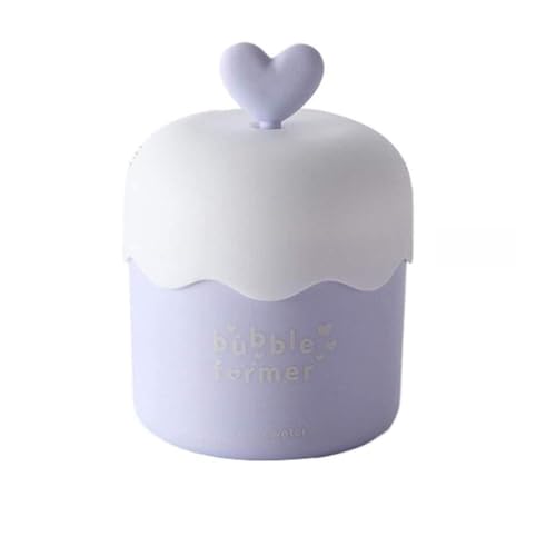 Prevessel Espuma para Hacer Burbujas, Limpiador Facial, Taza para Hacer Espuma Suave, Fácil de Limpiar, Lindas Herramientas para el Cuidado de la Piel (Rosa)