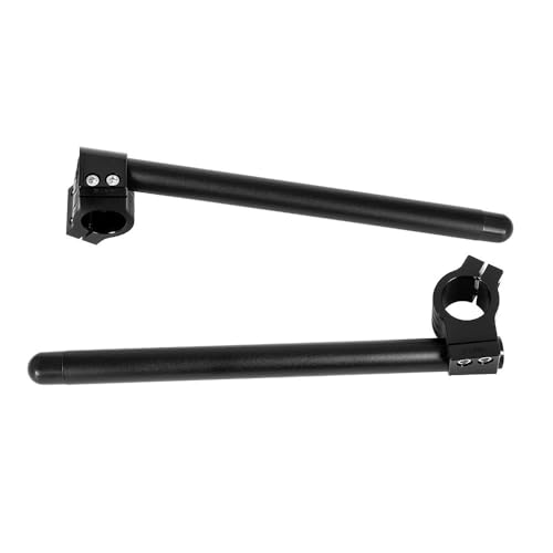Abrazaderas de manillar ajustables para motocicleta con elevador clip adaptable