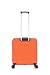 ATX Luggage 56x45x25 EasyJet Cabin Bag Suitcase Approved for BA, Jet 2 Lightweight with 4 Dual Spinner Wheel | Orange