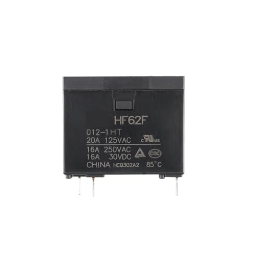 Relé HF62F-012-1HT de 12VDC 16A y 4 pines normalmente abierto 3