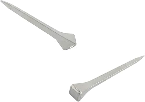 Image of 50pcs Steel 2.1 Inch E6 Horseshoe Nail Stainless Steel Horseshoe Tools for Horse Training Equestrian Sports