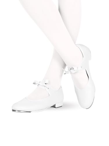 Theatricals Girls Tap Star Ribbon Tie Tap Shoes Patent 11.0W T9015C4