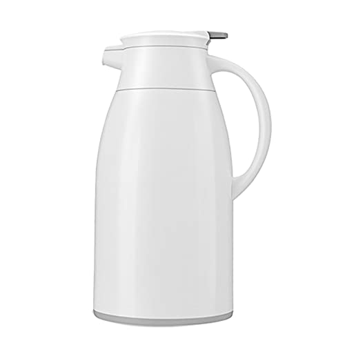 LfrXtra Botellas de agua, 1 l, 1,6 l, 1,9 l, gran capacidad, aislamiento térmico, tetera portátil, termo de té, frascos al vacío, forro de vidrio