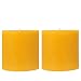 Produktbild Danilovo Stumpenkerzen aus 100% Bienenwachs  Bienenwachskerzen in Premium-Qualität, Luxuriöses Accessoire für ein Gemütliches Zuhause (2 Stk., 7.5 x 7.5 cm, Brenndauer 50 Std)