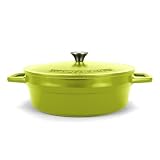 All American 1930 - Dutch Oven - The Saucier Set, Kelp Green - 5.5qt Capacity - Perfect for Sauces, Soups & Simmering - Non Stick & PFAS Free - Made in the USA