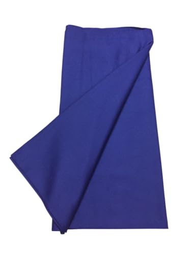 Image of BKRKJ Women's Lizibizi Cotton Unstitched Dress Material Plain Fabric by Meter for Sewing Suit,Salwar,Blouse,Shirt,Kurta,Pyjama,Pathani,Kameez,Chudidar,Patiyala (Royal Blue 23, 1.5 Meter)