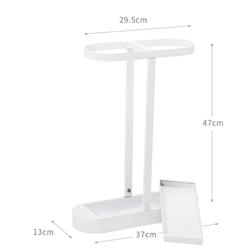 Porte-parapluie en fer durable avec bac de récupération d'eau - 3