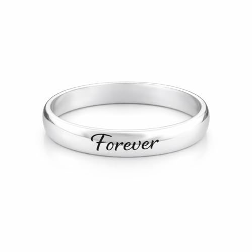 Image of Silverrazzi 925 Sterling Silver Plain Customized Band Ring for Mens and Women | 925 Stamped Stacking Thumb Finger Ring Boys & Girls | Gift for him her | Chandi Ring | Thumb Ring |Unisex Jewellery