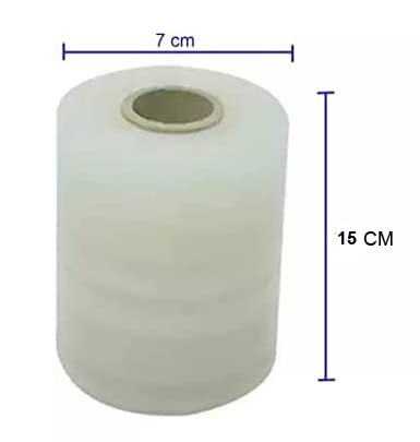 STARGAZE 6 inch (15 cm) x 200 Meter long Size Plastic Transparent Film Roll for Packing and wrapping. (6 inch roll) 1
