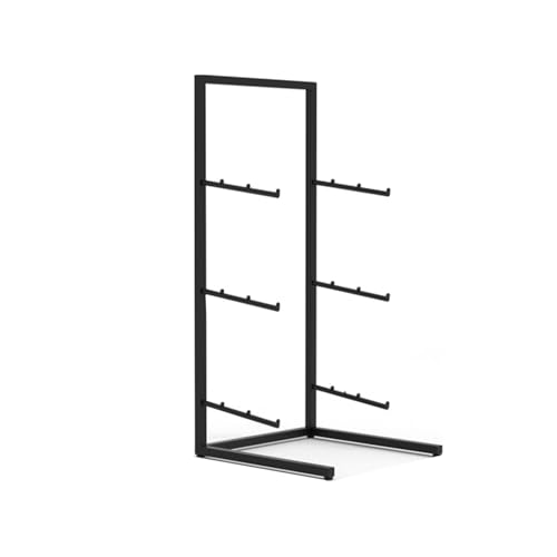 3/4/5-Tier Skateboard Rack,Skateboard Rack With Foot Pads,Snowboard Storage Rack,Easy to Install,for Home and Garage(Black,3-Tier)