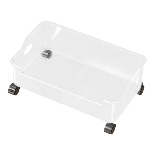 Bvdfgk Under Desk Book Storage Bin Movable Book Organizer for Books Toys Magazines