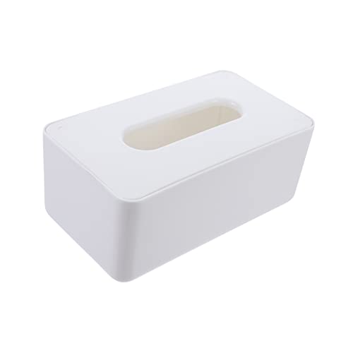WOONEKY 1pc Box Plastic Paper Box Car Tissue Holder Car Tissue Box Wipes Dispenser Rectangule Tissue Box Cover Home Napkin Box Rectangular Tissue Box Plastic Tissue Box Paper Towel Box