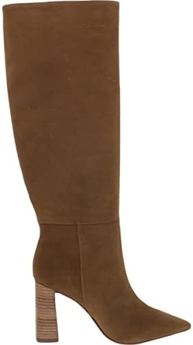 Steve Madden Women's Handles Knee High Boot, Cognac Leather, 8.5 | Image 1