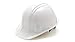 Hard Hat for Safety Construction Industrial Head Protection, Ridgeline Cap Style, Exceeds ANSI Z89.1, Ratchet Suspension, White, 1 Piece