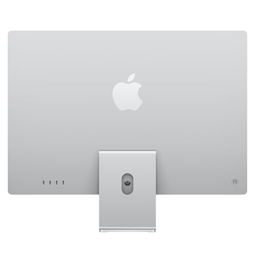 Apple 2024 iMac All-in-One Desktop Computer with M4 chip with 10-core CPU and 10-core GPU: Built for Apple Intelligence, 24-inch Retina Display, 24GB Unified Memory, 512GB SSD Storage; Silver