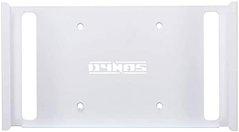 DYNAS Xbox Series S Wall Mount Bracket - Under Desk & VESA Compatible, Keeps Box Secure, Cool & Hidden. Fixtures & Fittings Included 3min Install (White)