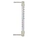 Produktbild TFA Dostmann Analoges Fensterthermometer, 14.6007, wetterfest, bequemes Ablesen der Außentemperatur, aus Kunststoff, weiß