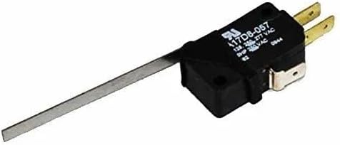 Toro Negro 1-Count Wi-Fi Manual Pulsador Normalmente Abierto Terminal de Tornillo Mecánico 1-Way Snap-In Mount Micro Switch