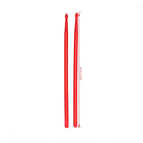 6 pares de baquetas de nylon 5A, baquetas de plástico Ahead, adecuadas para todos los tambores, especialmente tambores electrónicos miniatura 2