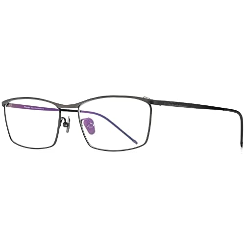 Image of FONEX Colorful Pure Titanium Glasses Frame Women Retro Round Eyeglasses