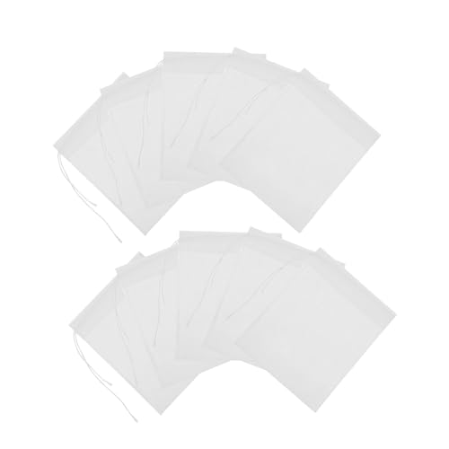 LIGIGWASH 500 Piezas Bolsas de Filtro de Té Reutilizables con Cordón Bolsitas de Muselina para Infusiones Especias y Hierbas Bolsas Granel Cider Mulling Bags