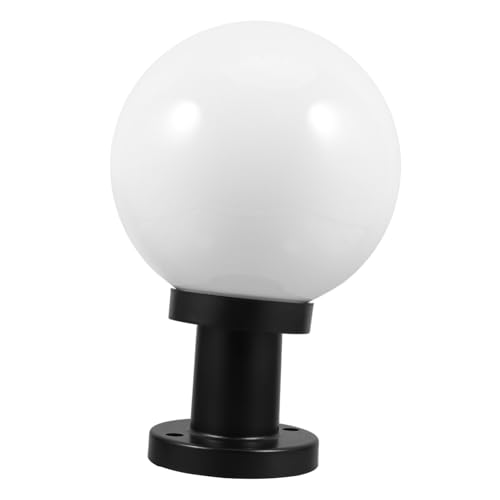 OSALADI Lámpara De Jardín Columna Pantalla De Decorativa Para Exterior Iluminación De Poste De Patio Resistente y Duradera Para Decoración De Jardines y Vallas