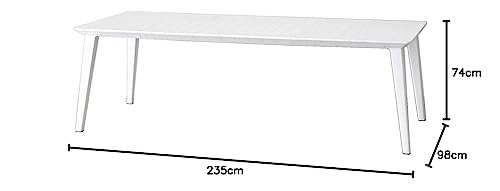 Table de jardin rectangulaire en résine 8 à 10 personnes Lima Allibert by KETER - vue 8