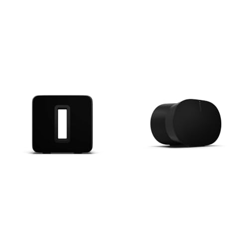 Sonos Sub, schwarz – Leistungsstarker WLAN Subwoofer & Era 300. Spüren Sie den Klang rundum