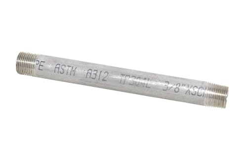 1 1/4 x 24 inch stainless nipple