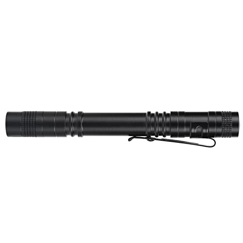 Mini Pocket Torch Ultra Bright LED Ficklampa Antisladd Aluminiumlegering PenShape för Utomhuscamping