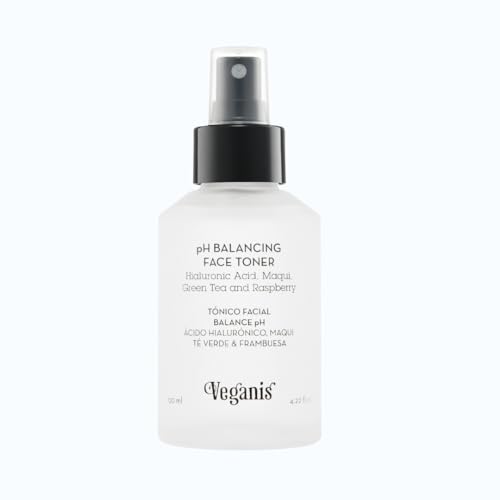 VEGANIS PH Balance Face Toner Spray with Hyaluronic Acid, Green