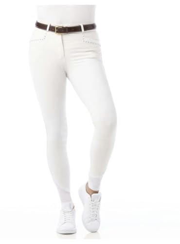 Pantalon Safir EQUITHEME extensible avec grip pour cavalière