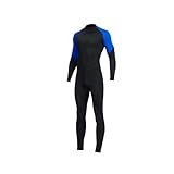 Gyios Maillot de Bain Combinaison Intégrale pour Hommes, Thermique Plongée Et en Apnée avec Protection Solaire Le Surf-Bleu-l