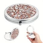Addein Espejo de Viaje Redondo, Espejo Plegable Portátil de Doble Cara, Espejo de Bolsillo Pequeño, Espejo Maquillaje Aumento para Llevar en el Bolso y de Viaje