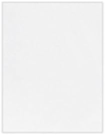 LUXPaper 8.5 x 11 Cardstock | Letter Size | Brilliant White | 236lb. Cover | 100% Cotton | 250 Qty