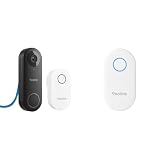 Reolink Bundle of 5MP Cablato Videocitofono PoE con Chime, Video Doorbell PoE Chime Plus, Funziona Doorbell a batteria, Plug & Play Facile