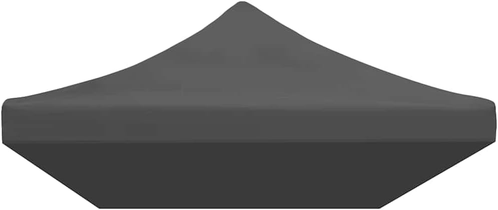 Replacement Party Tent Roof 9.8'x19.7' Anthracite, Heavy Duty 600D Oxford Fabric Top Cover for Pop-Up Marquee, Weather-Resistant Gazebo Canopy Replacement