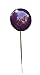 Produktbild Jürgen Bocker Garten-Ambiente violett Gartenstecker Rosenkugel 15 cm Edelstahl mit Marmorlackierung Stab 80 cm, BS 100 024