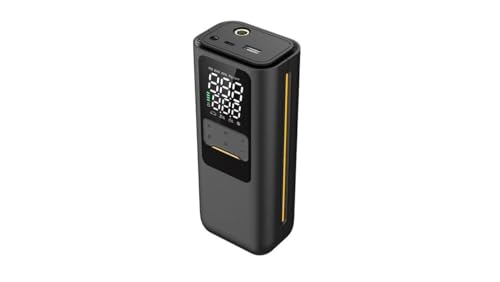 SANARAE BL-01 Mini Cordless Tire Inflator, 120 PSI USB-C Rechargeable Brushless Air Pump with Digital Pressure Gauge and Auto Shut-Off for Bikes, Cars and Balls (Standard (High-Performance))