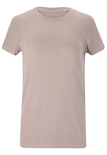 T-Shirt Opaque Femme Athlecia Julee anti-transpiration à col rond élastique pour fitness