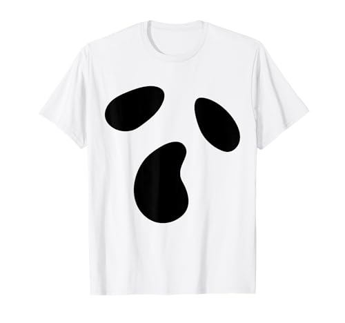Disfraz de cara de fantasma de Halloween Camiseta