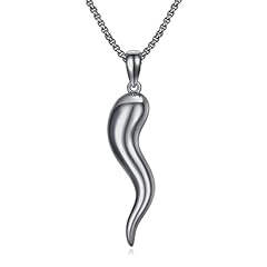 55mm large size Italian Horn-Black