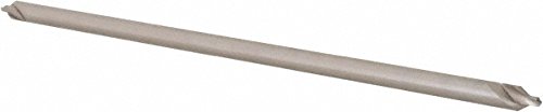 Hertel Combo Drill & Countersink, #2, 3/16" Body Diameter, 118° Angle, Cobalt, 5/64" Point Diameter, Bright Polished Finish, 6" Overall Length