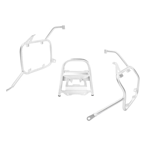 Support de sacoche latérale pour BMW F800GS et F700GS 2009-2017, kit complet argent